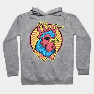 psychedelic rooster Hoodie